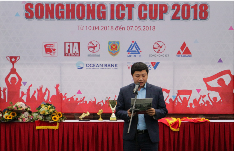 Khai mạc Giải bóng đá Song Hong ICT Cup 2018